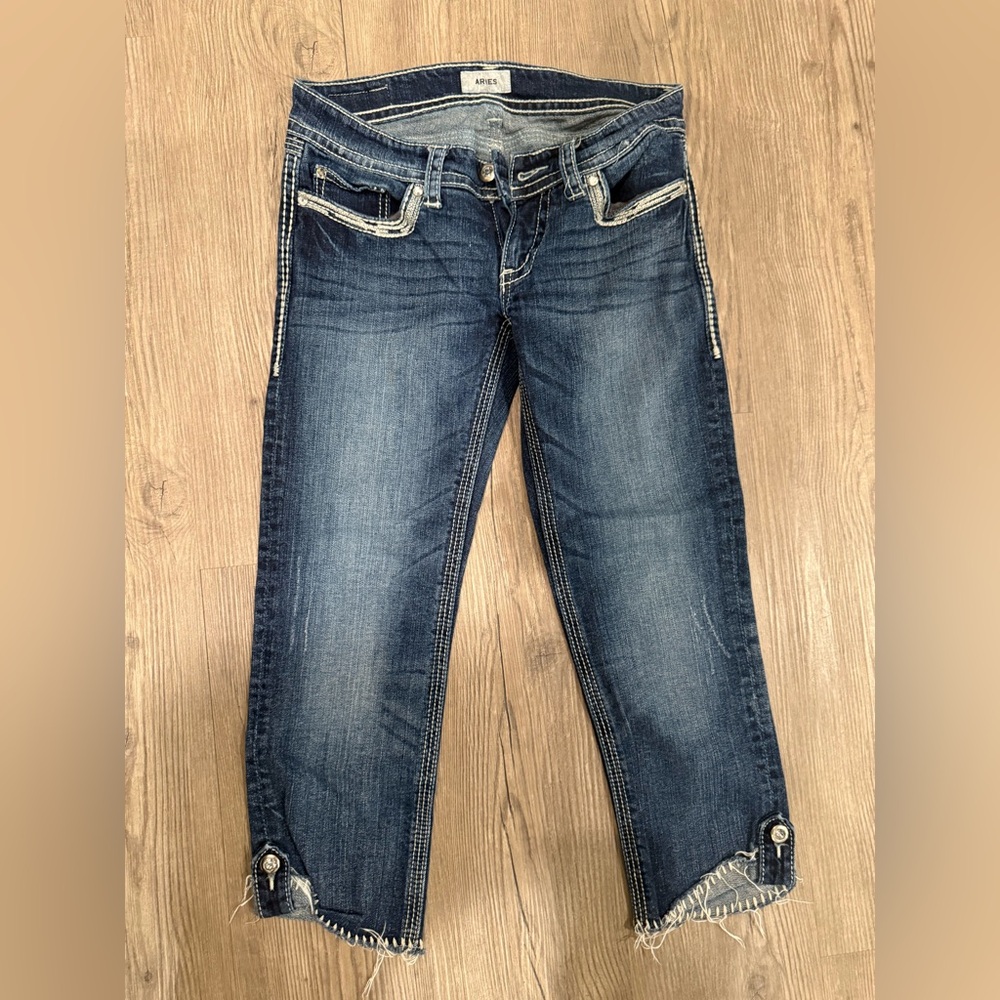 Daytrip Blue Ankle Cropped Jeans